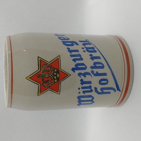 Würzburger Hofbräu small beer stein - Picture 1 of 7